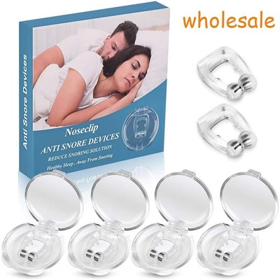 Anti Snoring Device Silicone Magnetic Snore Stopper Nose Bre