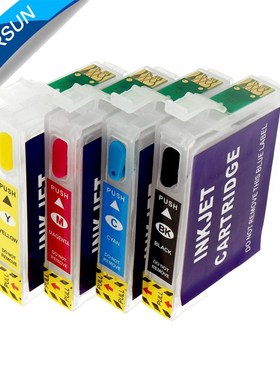 Colorsun T1271-T1274 Refillable ink cartridge for EPSON 60 5