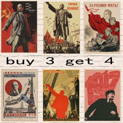 World war II Russian Lenin, Engels and Marx in Leningrad So