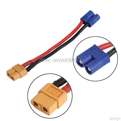 EC2 Banana Male Connector To XT60 Plug Wire Female Adapter
