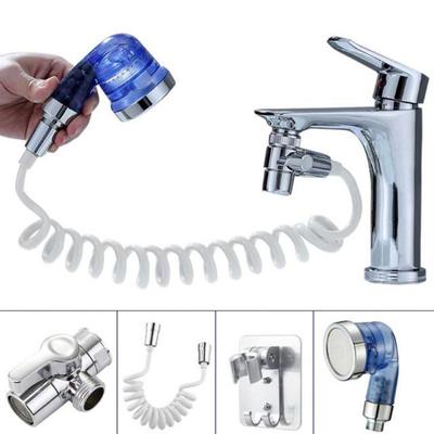 Detachable Sink Shower Extension Head Set Adjustable Quick C