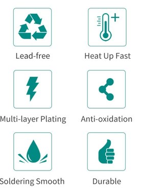 5PCS 900M-T-B 900M-T-I  Soldering Station Iron Tip Sting Wel