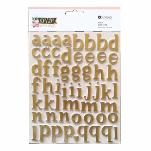 CRZCrafter Foam alphabet Stickers Foil Design for Scrapbook