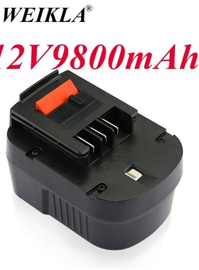 9800ma 12V Rechargeable ool Battery forBlackDecker A12 A12EX