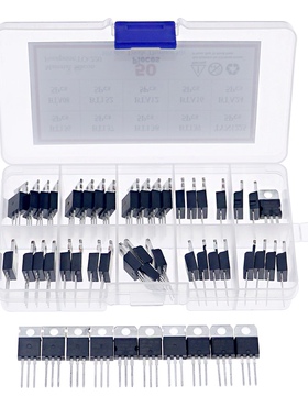50Pcs 10 Values Triode Thyristor Kit BT136-600E BT137 BT138