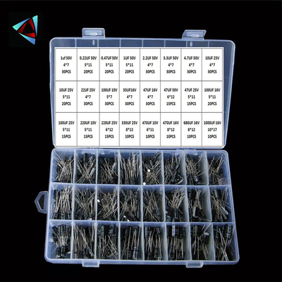 500Pcs/lot 0.1UF-1000UF 24Values Aluminum 16-50V Mix Electro