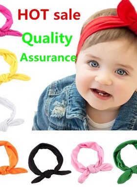 Kids Headband Bow For Girl Rabbit Ear Hairbands Turban Knot