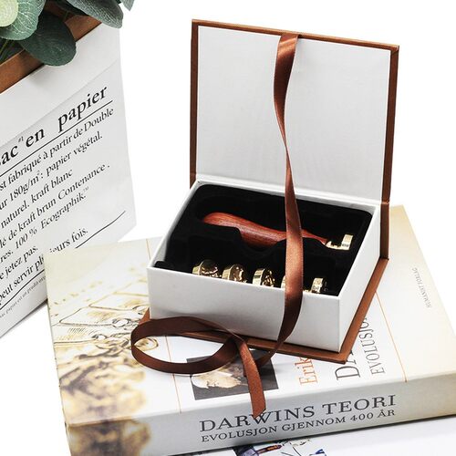 6pc Seal Stamp  Set Replaceable Sealing Wax Diversiform Vint