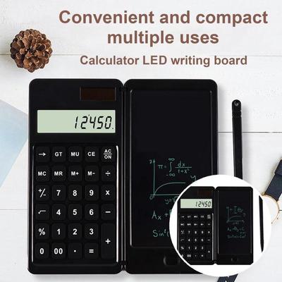 10-Digit Foldable Solar Basic Calculator Sensitive Digital W