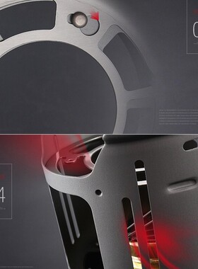 ALOCS Camping Pot 7-piece Camping Pot Set 适用于 1-2 Persons