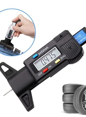 *Car Digital Tyre Tire Tread Depth Gauge Meter Measurer Tool