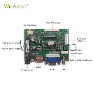 LCD 800 inch panel HDMI N070ICG 1280 screen IPS LD1