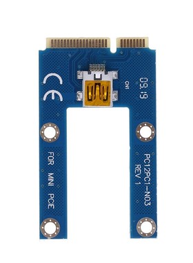 USB 3.0 Mini PCI-E to PCIe PCI Express 1x to 16x Extender Ri