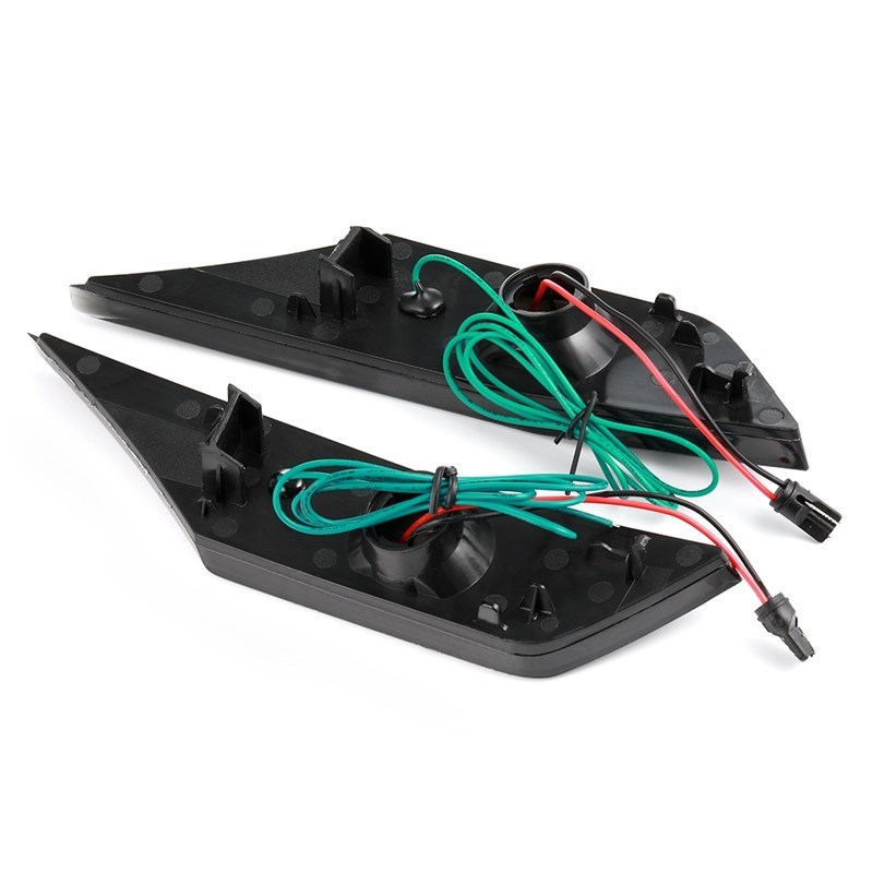 2Pcs Double Color LED Switchback Side Marker Turn Signal Lig