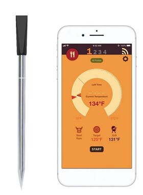 Digital Probe Meat Thermometer Kitchen Wireless Cooking Bbq