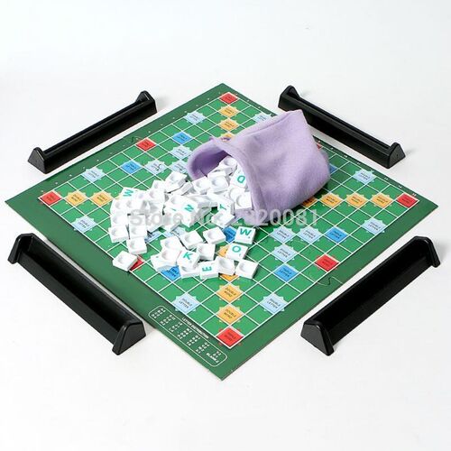new English Crossword Scrabble spelling word game 100 lett