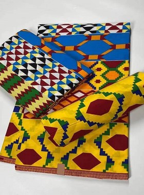 NIT)  Newest African Wax Fabric Ankara Print Batik Cotton Q