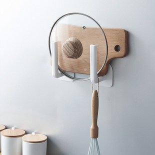 1pcs Toilet Paper Holder Wall Mount Paper Towel Hook Punch-f