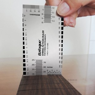 1 Pcs String Action Guitar Accessories Gauge Ruler Bass Mand