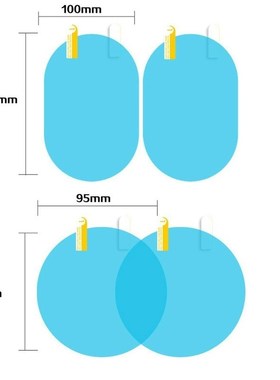 Side-Window-Glass-Film Rearview-Mirror Anti-Fog-Film Waterpr