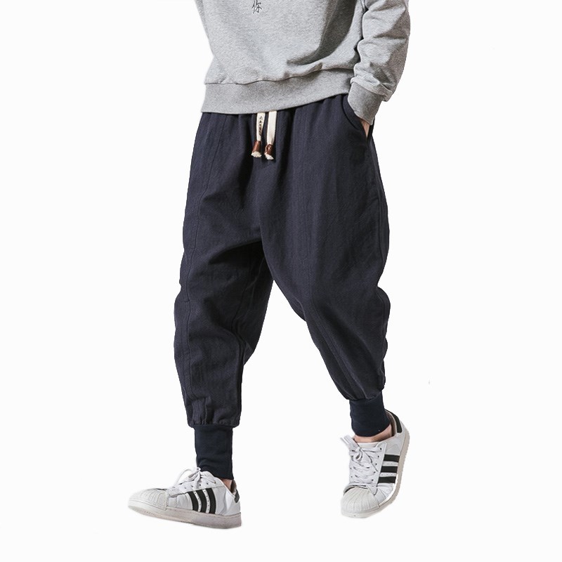 Dropshipping Streetwear Men Harem Pants Korean Style Casual