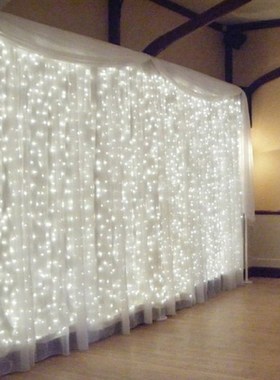 3Mx3M 300leds icicle led curtain string fairy light 300bulb