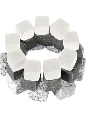“9 Pcs Wine Whisky Ice Stones Drinks Chilling Cooler C