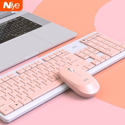 Wireless Keyboard Mouse Combo Set Ergonomic 2.4G Mute Keyboa