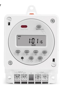 12V 220V Digital Timer Switch 7 Days Weekly Programmable Tim