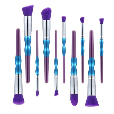 Makeup Brushes Pincel Maquiagem 10Pcs Gourd Two-color Wooden