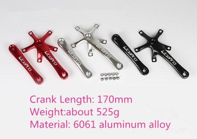 Litepro Bicycle Crankset Integrated Single Crankset Crank 45