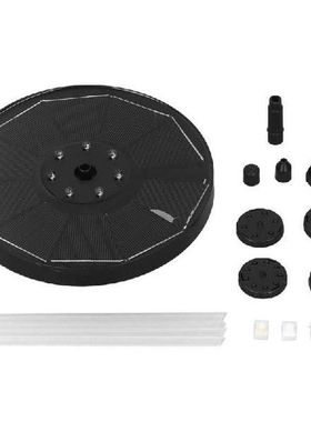 Birdbath Fountain Solar Fountain Set Colorful Breathing