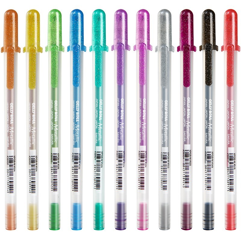 Sakura Gelly Roll Gel Pen Metallic Color 12 Colors Jap
