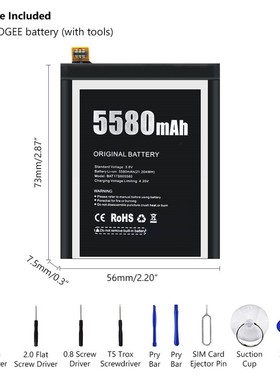 New Original 5580mAh BAT17S605580 Battery For DOOGEE S60 S
