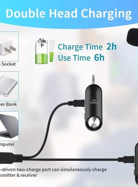 Wireless Microphone Headset 50M HF Wireless Headset Mic Syst