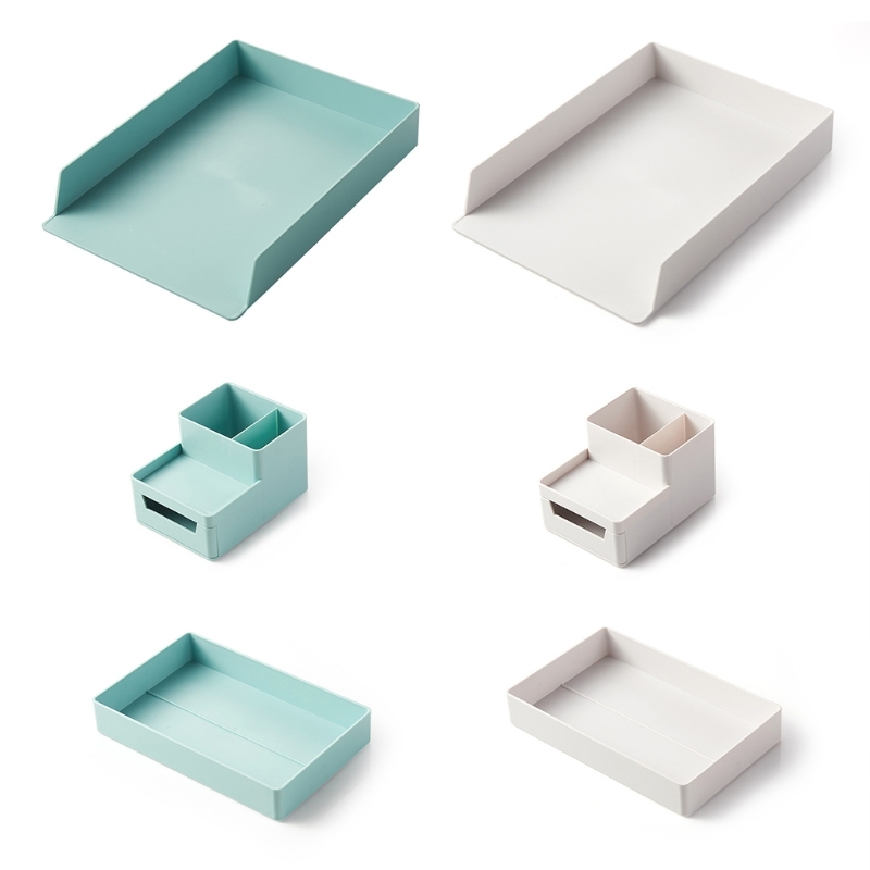 A4 Paper Organizer Document Plastic Case Table Desk Storage