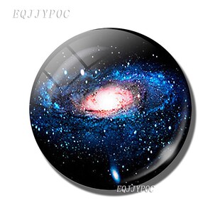 Luminous Planet Moon Stars Fridge Magnet Nebula Galaxy niver