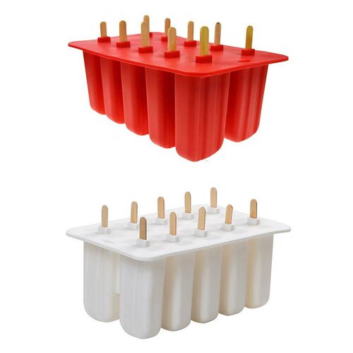 Silica Gel Ice Cream Mould Popsicle Mold Ice Tray Puck Popsi