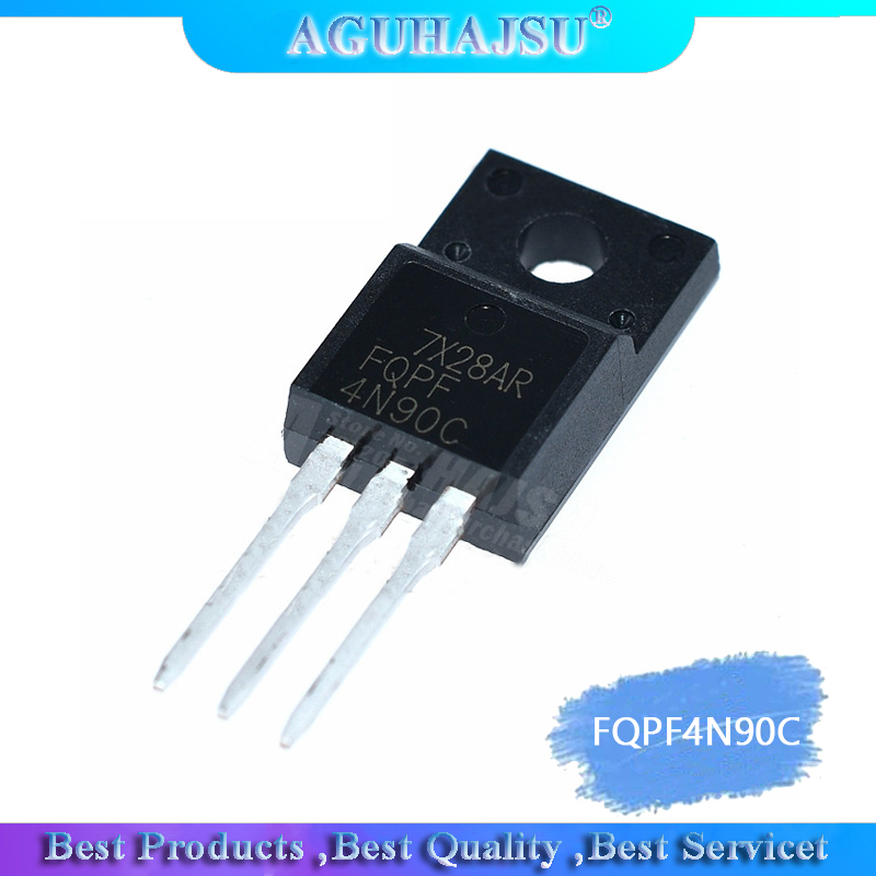 10PCS FQPF4N90C TO-220F 4N90C 4N90 MOSFET 900V N-Ch Q-FET ad