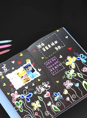 3pcs Highlight Liner Sketch Markers White Paint Marker Pen