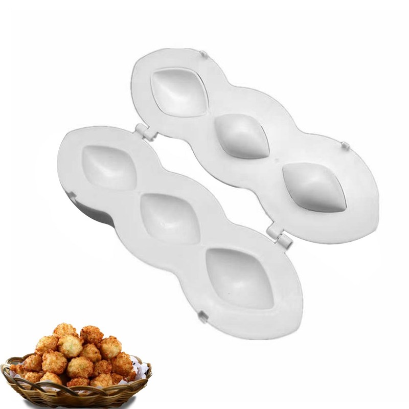 Manual Meatball Maker Kibbeh Rolls Meatloaf Mold Minced Meat