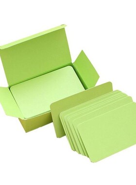 100 Pieces Yellow Cards White Blank Card Christmas Valentine