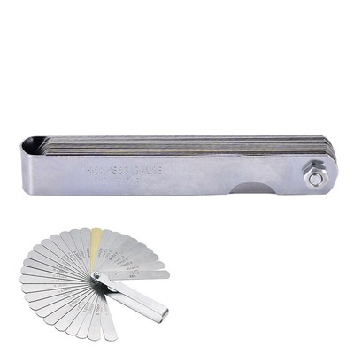 1 Set New Guitar 32 Blade Feeler Gauge Set Metric Imperial M