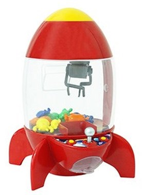 Coin Operated  Machine Desktop Mini Claw Gumball Candy Grabb