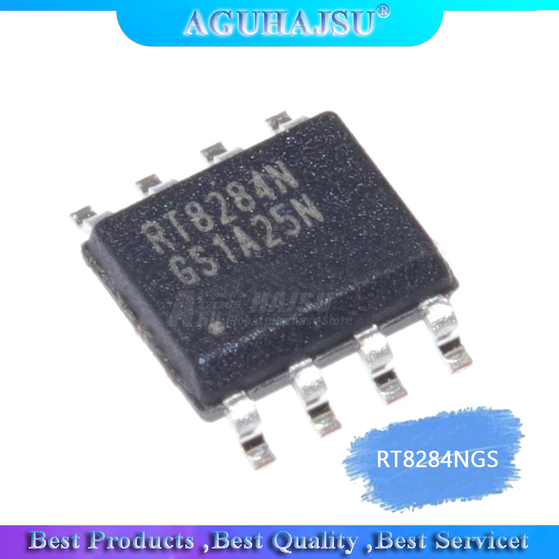 10PCS   RT8284NGS RT8284N RT8284 SOP-8 synchronous DC-DC Reg