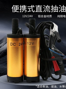 12V 24V DC electric submersible pump for pumping diesel oil