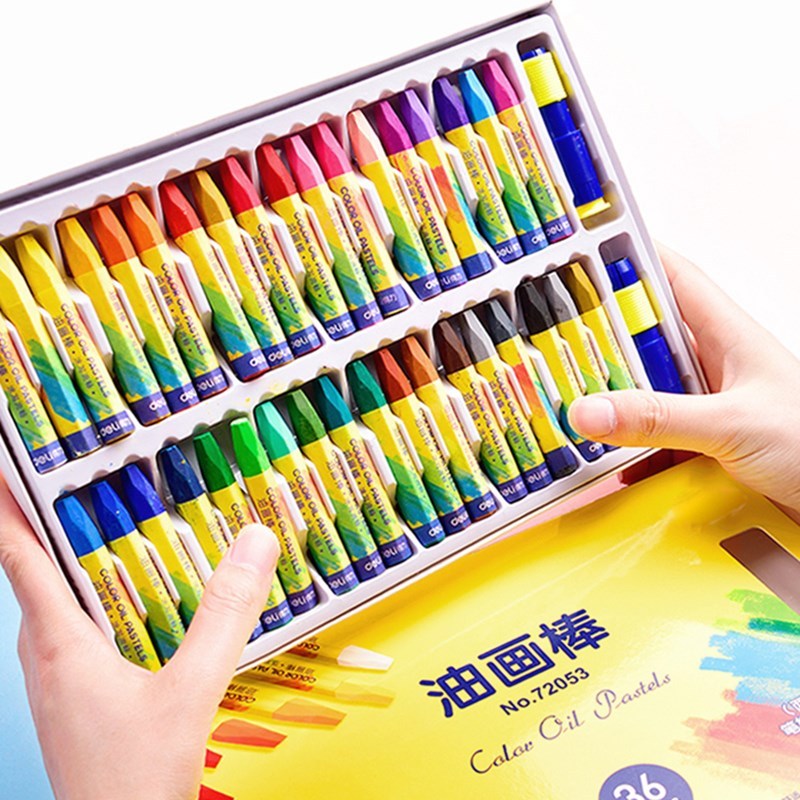 36 Colors Crayons Colored Oil Pastel Set Crayons Non-toxic S