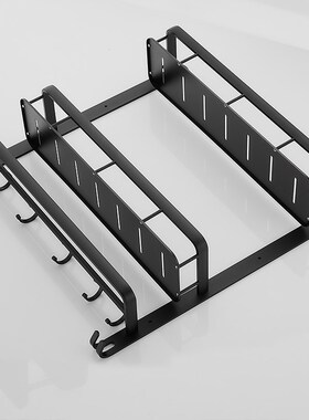 bathroom shelves towel rack with wall mount three layers sho