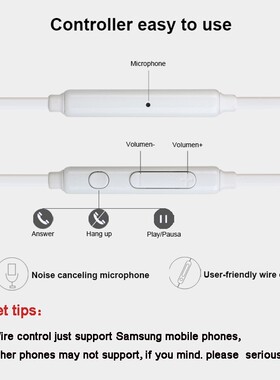 SAMSUNG EO EG920 Earphones Note3 Headsets Wired with Microp