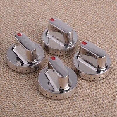 4pcs Metal Heavy Duty Cooktop Oven Stove Knob Switch Rotary
